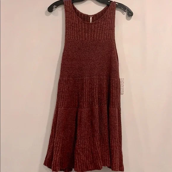 Nwt Free People Waterfall Ruffle Sleeveless Dress - Picture 4 of 11